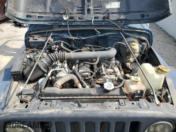 1997 Jeep Wrangler Sport with VIN 1J4FY19S8VP455362, listed as a Copart auction lot 75990644 with 236,347 mi miles and Salvage Title. Bid and sale history available at carsss.com. Image 12.