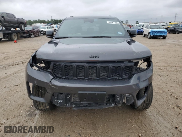 2023 Jeep Grand Cherokee Altitude with VIN 1C4RJGAG7PC573429, listed as a Copart auction lot 42961295 with 9,704 mi miles and Salvage title. Bid and sale history available at DreamBid. Image 5.