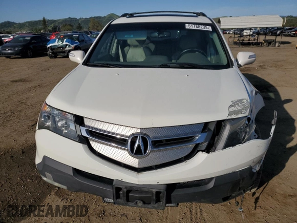 2009 Acura MDX Tech Pkg with VIN 2HNYD28619H533361, listed as a Copart auction lot 51788235 with 150,885 mi miles and Salvage Title. Bid and sale history available at carsss.com. Image 5.