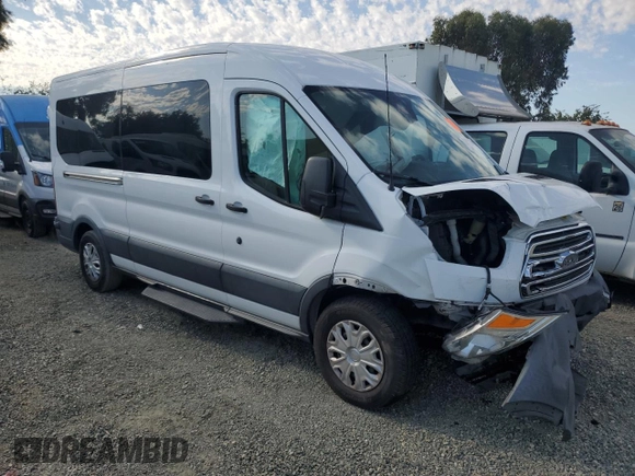 2018 Ford Transit Passenger XL with VIN 1FBAX2CM5JKA42720, listed as a Copart auction lot 62909115 with Not provided miles and Salvage title. Bid and sale history available at DreamBid. Image 4.