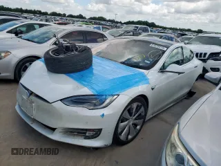 2020 Tesla Model S Long Range with VIN 5YJSA1E29LF415023, listed as a Copart auction lot 61870415 with Not provided miles and Salvage title. Bid and sale history available at DreamBid. Image 1.