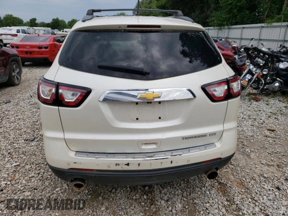 2014 Chevrolet Traverse LTZ with VIN 1GNKRJKD3EJ181480, listed as a Copart auction lot 57624754 with 138,133 mi miles and Non Repairable. Bid and sale history available at DreamBid. Image 6.