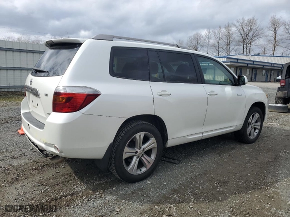 2008 Toyota Highlander Sport with VIN JTEES43A182038408, listed as a Copart auction lot 50149495 with 161,626 mi miles and Salvage Title. Bid and sale history available at carsss.com. Image 3.
