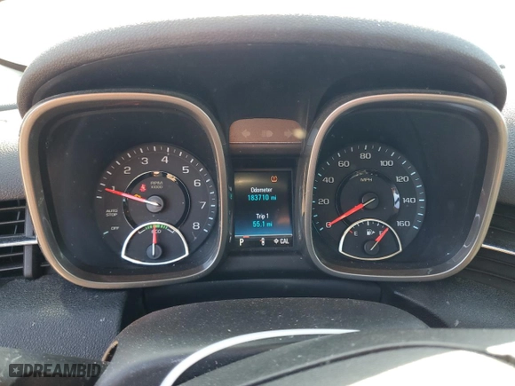 2013 Chevrolet Malibu ECO with VIN 1G11F5RR8DF100053, listed as a Copart auction lot 50495585 with 183,710 mi miles and Salvage Title. Bid and sale history available at carsss.com. Image 9.