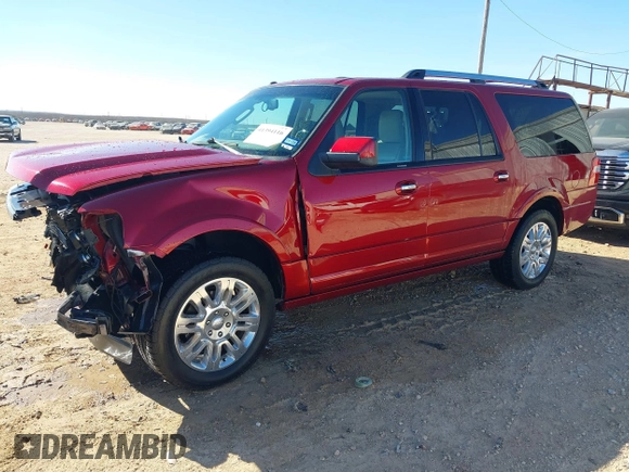2013 Ford Expedition EL Limited with VIN 1FMJK1K55DEF63885, listed as a IAAI auction lot 41394116 with 118,297 mi miles. Bid and sale history available at carsss.com. Image 18.