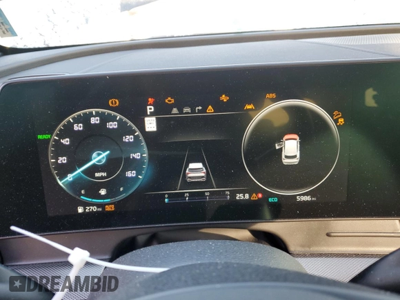 2024 Kia Sportage SX-Prestige with VIN KNDPXCDGXR7138572, listed as a Copart auction lot 84410594 with 5,986 mi miles and Salvage title. Bid and sale history available at DreamBid. Image 9.