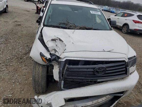 2018 Toyota Sequoia SR5 with VIN 5TDZY5G14JS071471, listed as a Copart auction lot 44165055 with 121,063 mi miles and Salvage Title. Bid and sale history available at carsss.com. Image 5.