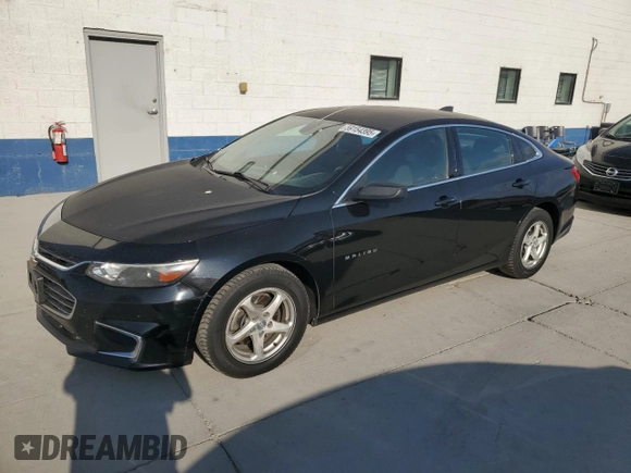2016 Chevrolet Malibu LS с VIN 1G1ZB5ST9GF201949, выставлен на аукционе Copart как лот 59154395 с пробегом 166 083 миль миль и Списание • Salvage title. История ставок и продаж доступна на DreamBid. Изображение 1.