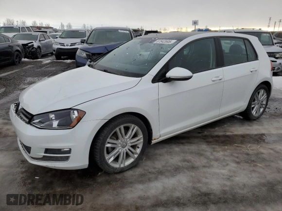 2015 Volkswagen Golf TSI S z VIN 3VW117AU8FM004103, wystawiony jako Copart lot #87642695 z przebiegiem 128 704 mil mil oraz Szkoda całkowita • Salvage title. Historia ofert i sprzedaży dostępna na DreamBid. Obrazek 1.