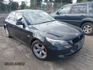 2008 BMW 5 Series 528i with VIN WBANU53558C117336, listed as a IAAI auction lot 42088002 with 127,411 mi miles and . Bid and sale history available at carsss.com. Image 1.