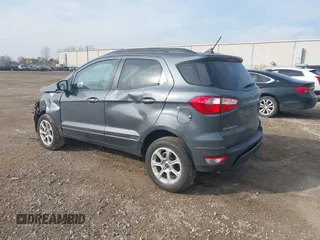 2020 Ford EcoSport SE with VIN MAJ6S3GL1LC344306, listed as a IAAI auction lot 40741310 with 78,937 mi miles and . Bid and sale history available at DreamBid. Image 3.