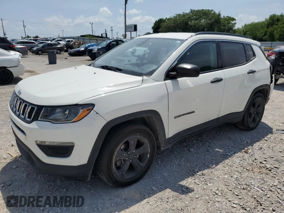 2020 Jeep Compass Sport с VIN 3C4NJCAB7LT256955, выставлен на аукционе Copart как лот 57062805 с пробегом 50 827 миль миль и Списание • Salvage title. История ставок и продаж доступна на DreamBid. Изображение 1.