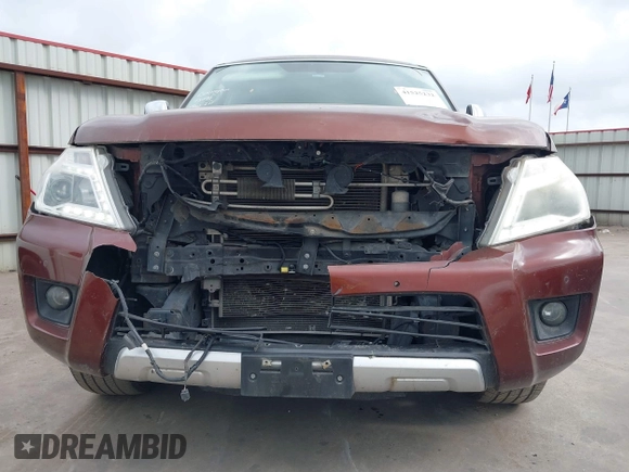2018 Nissan Armada SL with VIN JN8AY2ND7J9050528, listed as a IAAI auction lot 41525232 with 106,179 mi miles and . Bid and sale history available at DreamBid. Image 18.