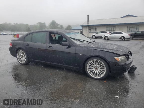 2006 BMW 7 Series 750Li z VIN WBAHN83516DT59723, wystawiony jako Copart lot #61220845 z przebiegiem Nie podano mil oraz Szkoda całkowita • Salvage title. Historia ofert i sprzedaży dostępna na DreamBid. Obrazek 4.