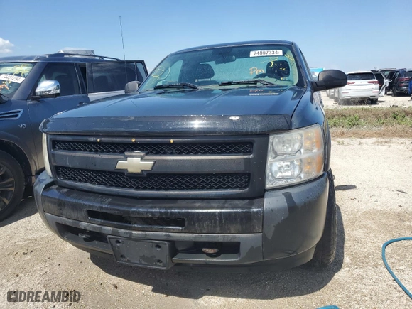 2011 Chevrolet Silverado 1500 Work Truck with VIN 1GCNKPE00BZ320144, listed as a Copart auction lot 74807334 with 0 mi miles and Non Repairable. Bid and sale history available at carsss.com. Image 5.