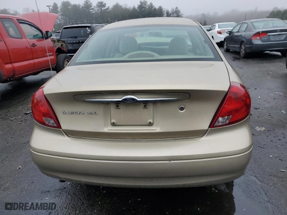 2001 Ford Taurus SEL with VIN 1FAFP56S01G272185, listed as a Copart auction lot 82987924 with 0 mi miles and Salvage Title. Bid and sale history available at carsss.com. Image 6.