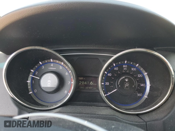 2011 Hyundai Sonata Limited with VIN 5NPEC4AC9BH129227, listed as a Copart auction lot 49973305 with 187,977 mi miles and Salvage Title. Bid and sale history available at DreamBid. Image 9.