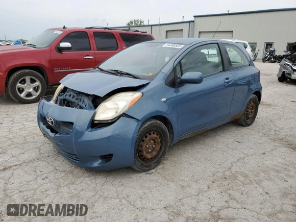 2007 Toyota Yaris with VIN JTDJT903X75095755, listed as a Copart auction lot 54366505 with 244,474 mi miles and Clean Title. Bid and sale history available at carsss.com. Image 1.