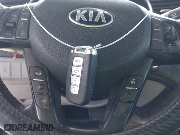 2013 Kia Optima EX with VIN 5XXGN4A75DG204221, listed as a IAAI auction lot 42081408 with 196,760 mi miles. Bid and sale history available at carsss.com. Image 11.