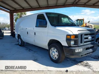 2014 Ford Econoline Cargo Commercial with VIN 1FTNE1EW1EDA66485, listed as a IAAI auction lot 41654271 with 304,974 mi miles and . Bid and sale history available at DreamBid. Image 1.