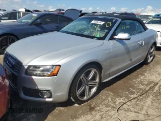 2012 Audi S5 Prestige with VIN WAUVGAFH6CN007592, listed as a Copart auction lot 76804264 with 66,602 mi miles and Non Repairable. Bid and sale history available at carsss.com. Image 1.