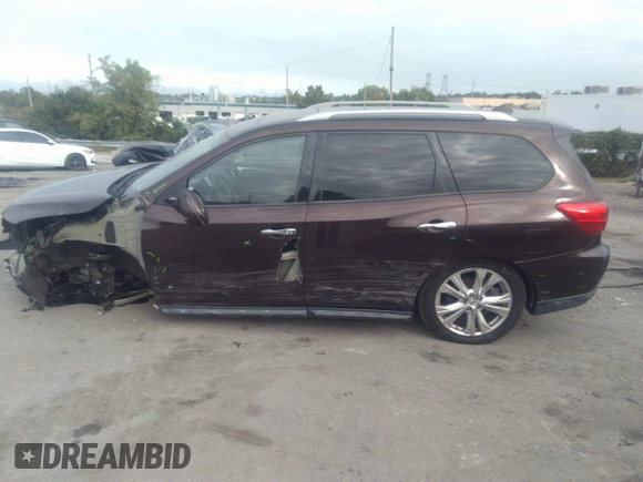 2019 Nissan Pathfinder S z VIN 5N1DR2MM3KC595925, wystawiony jako IAAI lot #40281309 z przebiegiem 58 193 mil mil oraz . Historia ofert i sprzedaży dostępna na DreamBid. Obrazek 15.