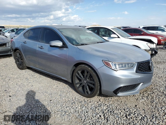 2020 Acura TLX w/Technology Pkg with VIN 19UUB3F40LA003875, listed as a Copart auction lot 70889754 with 40,350 mi miles and Salvage Title. Bid and sale history available at carsss.com. Image 4.