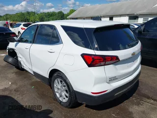2024 Chevrolet Equinox LT z VIN 3GNAXKEGXRL256851, wystawiony jako IAAI lot #42331108 z przebiegiem 6 307 mil mil oraz . Historia ofert i sprzedaży dostępna na DreamBid. Obrazek 3.
