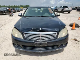 2009 Mercedes-Benz C 300 Sport with VIN WDDGF54X79F266942, listed as a Copart auction lot 61932745 with 190,447 mi miles and Salvage title. Bid and sale history available at DreamBid. Image 5.