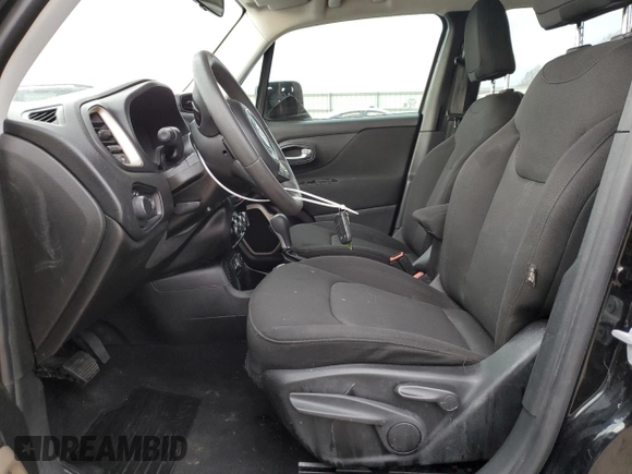2017 Jeep Renegade Sport with VIN ZACCJAAB2HPF07830, listed as a Copart auction lot 49964105 with 128,273 mi miles and Salvage Title. Bid and sale history available at DreamBid. Image 7.