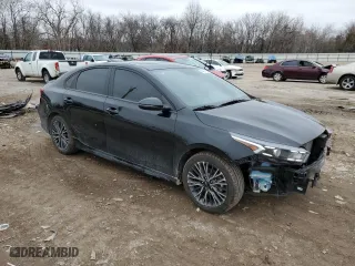 2023 Kia Forte GT-Line with VIN 3KPF54AD6PE645595, listed as a Copart auction lot 44904105 with 47,228 mi miles and Salvage Title. Bid and sale history available at carsss.com. Image 4.