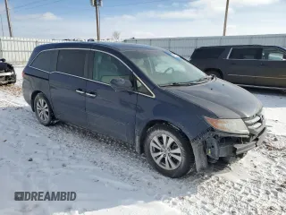 2016 Honda Odyssey EX z VIN 5FNRL5H43GB149856, wystawiony jako Copart lot #44591485 z przebiegiem 109 658 mil mil oraz Szkoda całkowita • Salvage title. Historia ofert i sprzedaży dostępna na DreamBid. Obrazek 4.
