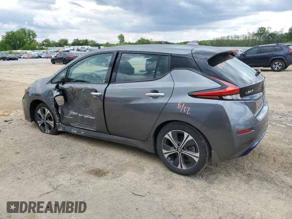 2019 Nissan LEAF SV with VIN 1N4AZ1CP1KC306883, listed as a Copart auction lot 58795165 with Not provided miles and Salvage title. Bid and sale history available at DreamBid. Image 2.