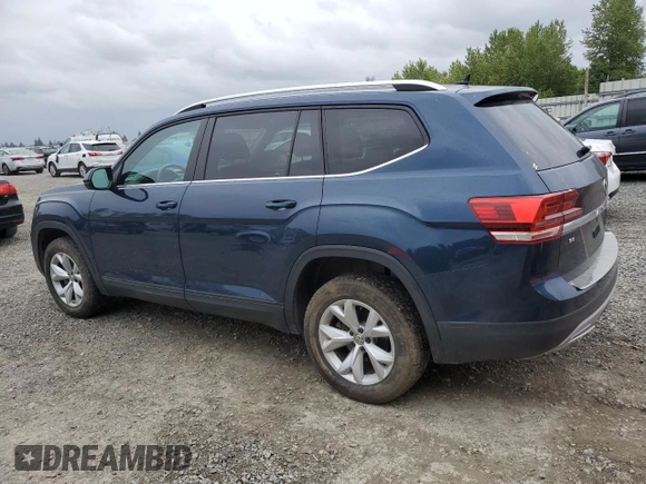 2018 Volkswagen Atlas SE z VIN 1V2KR2CA7JC526669, wystawiony jako Copart lot #57256865 z przebiegiem 86 523 mil mil oraz Szkoda całkowita • Salvage title. Historia ofert i sprzedaży dostępna na DreamBid. Obrazek 2.