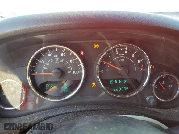 2018 Jeep Wrangler JK Unlimited Sport S with VIN 1C4BJWDG2JL873720, listed as a Copart auction lot 80321214 with 52,337 mi miles and Non Repairable. Bid and sale history available at carsss.com. Image 9.