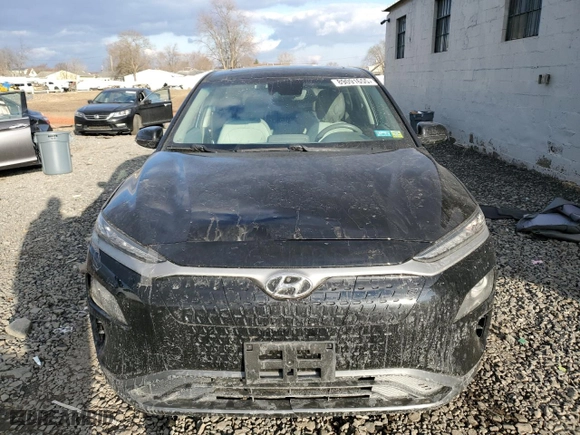 2019 Hyundai Kona Electric Limited with VIN KM8K33AG5KU026243, listed as a Copart auction lot 89091655 with 186,315 mi miles and Salvage Title. Bid and sale history available at carsss.com. Image 5.
