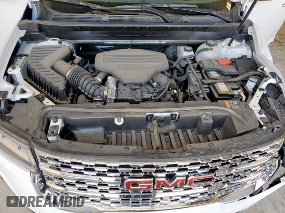 2023 GMC Acadia Denali with VIN 1GKKNPLSXPZ195597, listed as a Copart auction lot 61125815 with 7,564 mi miles and Salvage title. Bid and sale history available at DreamBid. Image 12.