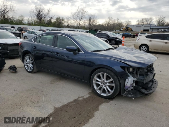 2016 Mazda Mazda6 i Touring with VIN JM1GJ1V52G1479256, listed as a Copart auction lot 51911345 with 216,999 mi miles and Salvage Title. Bid and sale history available at carsss.com. Image 4.