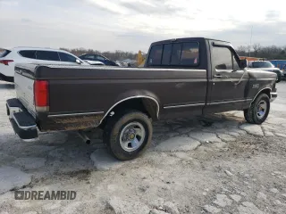 1991 Ford F-150 with VIN 1FTEF15N9MLA28124, listed as a Copart auction lot 83220464 with 49,411 mi miles and Salvage Title. Bid and sale history available at carsss.com. Image 3.