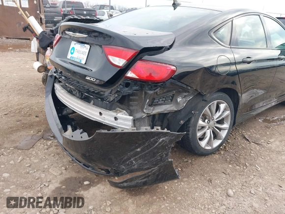2015 Chrysler 200 S with VIN 1C3CCCBG9FN518690, listed as a IAAI auction lot 42026576 with 45,971 mi miles. Bid and sale history available at carsss.com. Image 6.