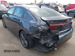 2020 Kia Forte GT-Line with VIN 3KPF34ADXLE246849, listed as a IAAI auction lot 42065956 with 37,507 mi miles. Bid and sale history available at carsss.com. Image 3.
