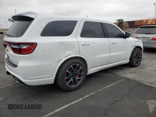 2021 Dodge Durango SRT Hellcat with VIN 1C4SDJH97MC605837, listed as a Copart auction lot 76390414 with 35,876 mi miles and Salvage Title. Bid and sale history available at DreamBid. Image 3.