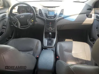 2015 Hyundai Elantra SE with VIN 5NPDH4AE3FH585499, listed as a Copart auction lot 61056805 with 126,452 mi miles and Salvage title. Bid and sale history available at DreamBid. Image 8.