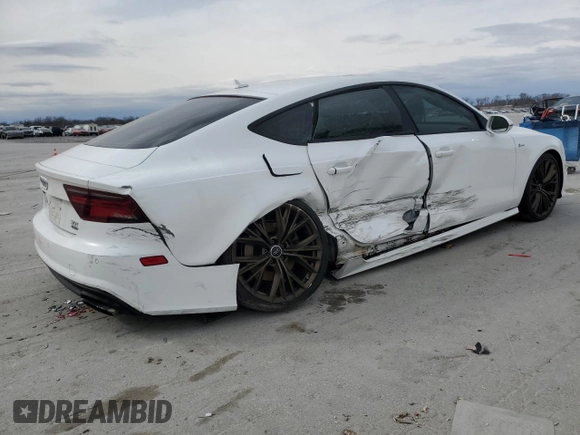 2018 Audi A7 Premium Plus with VIN WAUW3AFC9JN075029, listed as a Copart auction lot 48220215 with 118,740 mi miles and Salvage Title. Bid and sale history available at carsss.com. Image 3.