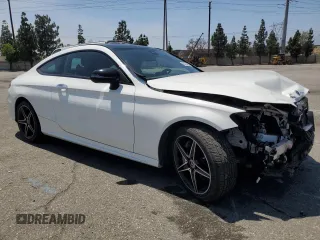 2018 Mercedes-Benz C 300 with VIN WDDWJ4JB1JF739946, listed as a Copart auction lot 60337685 with 49,017 mi miles and Salvage title. Bid and sale history available at DreamBid. Image 4.