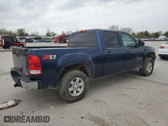 2012 GMC Sierra 1500 SLE with VIN 3GTP2VE70CG257543, listed as a Copart auction lot 51499435 with 195,636 mi miles and Salvage title. Bid and sale history available at DreamBid. Image 3.