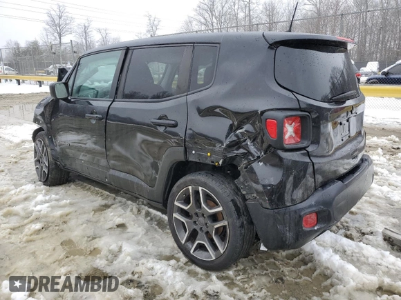 2021 Jeep Renegade Upland Edition with VIN ZACNJDAB7MPM23004, listed as a Copart auction lot 45099195 with 0 mi miles and Salvage Title. Bid and sale history available at carsss.com. Image 2.
