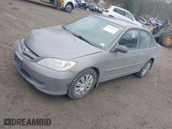 2004 Honda Civic LX with VIN 2HGES166X4H533266, listed as a IAAI auction lot 41764334 with 183,262 mi miles. Bid and sale history available at carsss.com. Image 2.