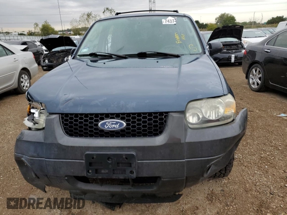 2005 Ford Escape XLT with VIN 1FMYU93145KD64154, listed as a Copart auction lot 74373964 with 85,906 mi miles and Salvage Title. Bid and sale history available at DreamBid. Image 5.
