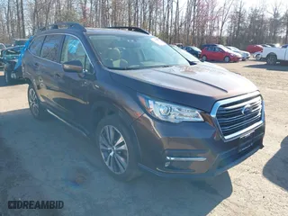 2020 Subaru Ascent Limited with VIN 4S4WMAPD5L3402852, listed as a IAAI auction lot 41840329 with 109,061 mi miles. Bid and sale history available at carsss.com. Image 1.